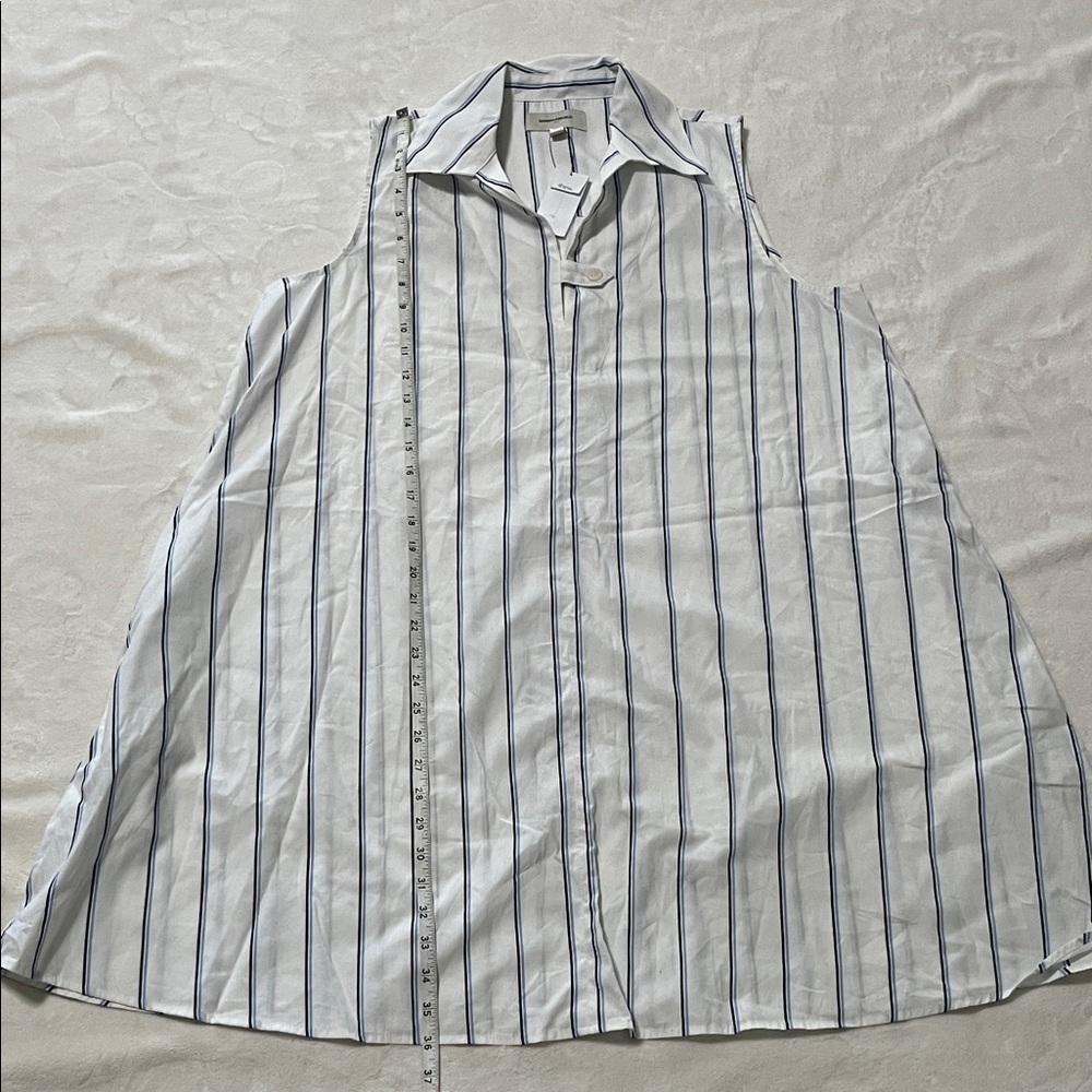 Banana Republic White and Black Striped Mini Dress - Picture 8 of 10